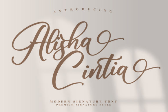Alisha Cintia: The Playful Script Font for Scroll-Stopping Social Media Graphics