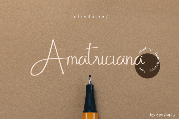 Amatriciana: The Script Font That Transformed My Brand Identity