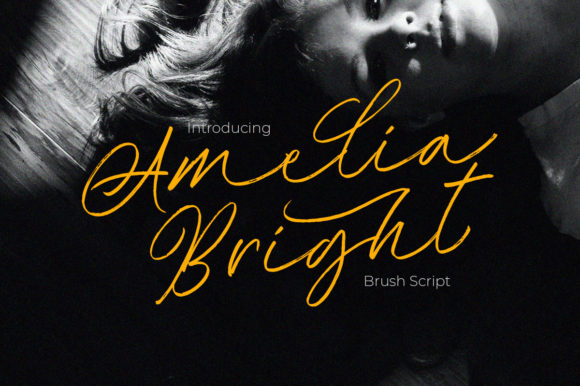 Amelia Bright: A Delicate Script Font for Editorial Elegance