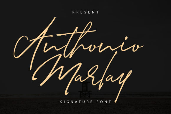 Anthonio Marlay: The Elegant Script Font for Polished Branding