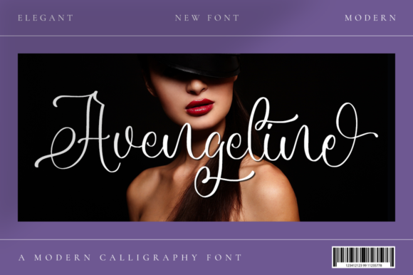 Avengeline: The Elegant Script Typeface for Editorial Design