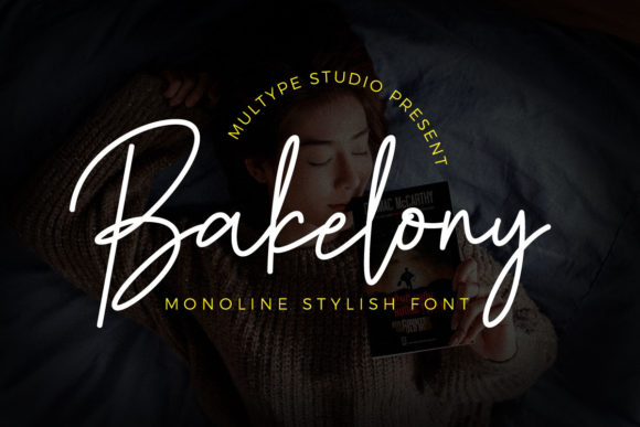 Bakelony: A Delicate Script Font for Editorial Design