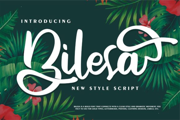 Bilesa: A Playful Script Font for Engaging Editorial Design
