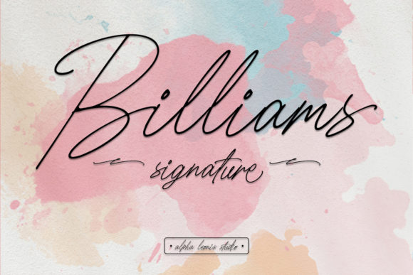 Billiams: The Script Typeface That Elevates Modern Branding