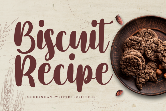 Biscuit Recipe: The Script Font That Elevates Campaign Visuals