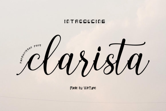 Clarista: The Handwritten Typeface for Authentic Small Business Branding