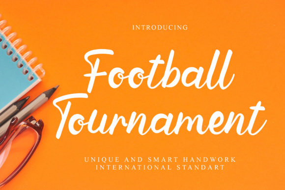 Football Tournament: A Script Font for Polished Brand Identity