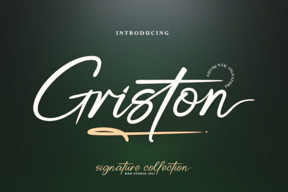 Griston Script Font: Elevate Your Campaign Visuals