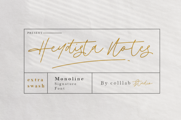 Heydista Notes: A Handwritten Script Font for Editorial Design