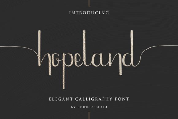 HopeLand Script Font: Elevating Editorial Design and Brand Identity