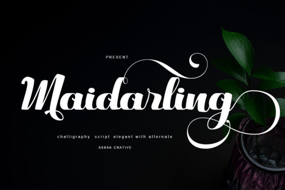 Maidarling: A Luxurious Script Font for Premium Branding