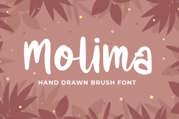 Molima Typeface: A Playful Script Font for Handmade Branding