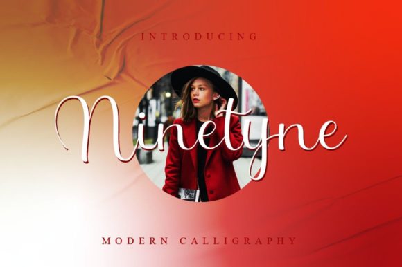 Ninetyne Script Font for Elegant Handmade Designs