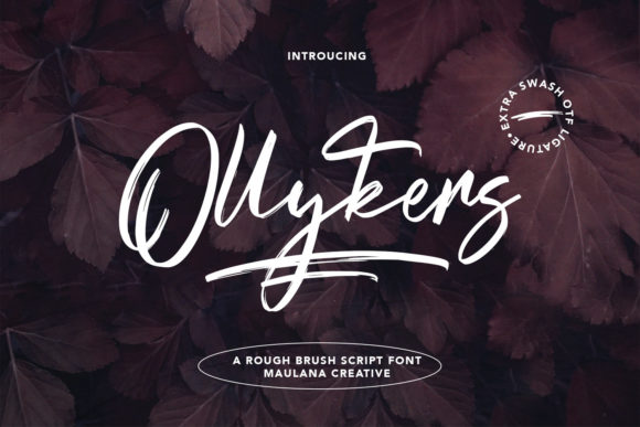 Ollykers: The Brushed Script Typeface That Elevates Campaign Visuals