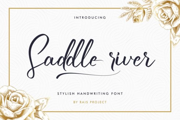 Saddle River: The Elegant Script Font for Modern Web Design