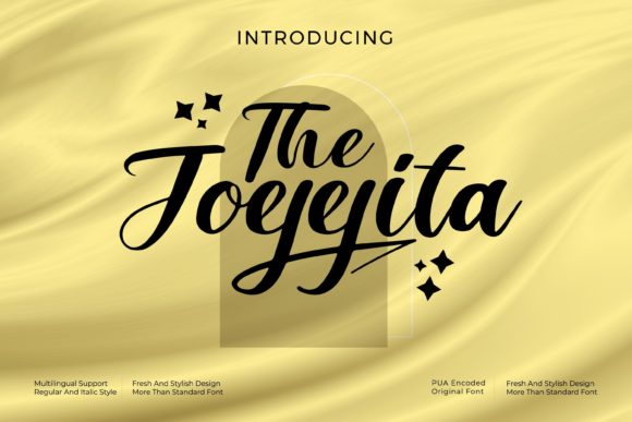 The Joejeita: A Playful Script Font for Creative Branding