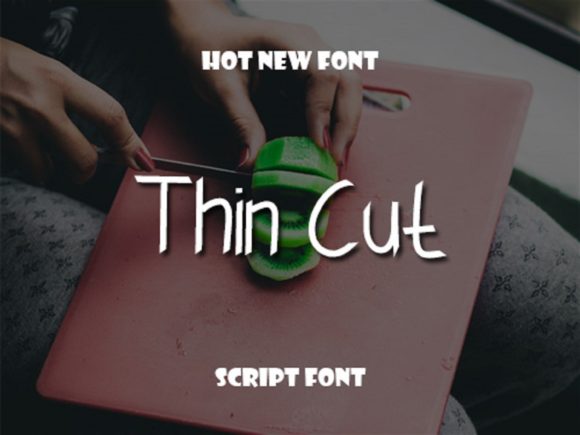 Thin Cut: The Script Font That Elevates Small Business Branding