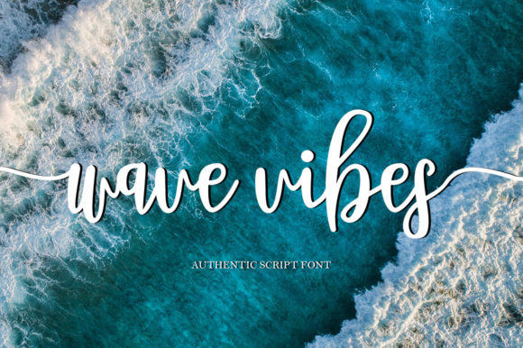 Wave Vibes: A Delicate Script Font for Editorial Elegance
