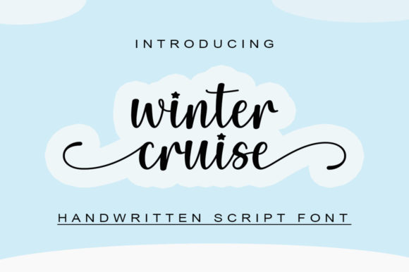 Winter Cruise: The Playful Script Font for Handmade Labels and Seasonal Designs